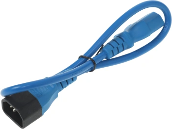 Шнур питания Hyperline PWC-IEC13-IEC14-0.5-BL