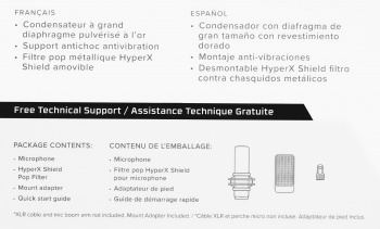 Микрофон проводной HyperX ProCast Microphone