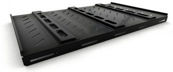 Полка стационарная Hyperline TSH3H-850-RAL9004 1U нагр.:100кг. 19