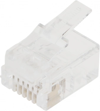 Коннектор Hyperline  PLUG-6P6C-P-C2-100