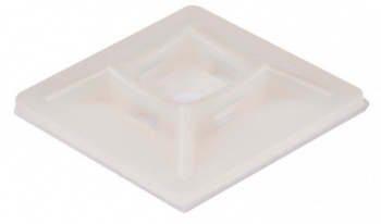 Площадка Hyperline HW-4A для стяжек полиамид 27.7x27.7мм (упак.:100шт)