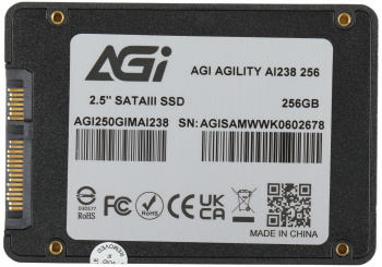 Накопитель SSD AGi SATA-III 256GB AGI250GIMAI238-CB