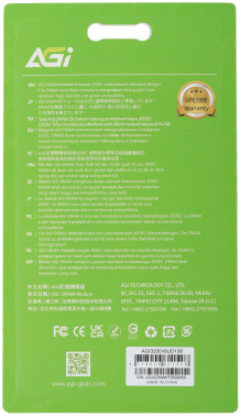 Память DDR4 16GB 3200MHz AGi  AGI320016UD138