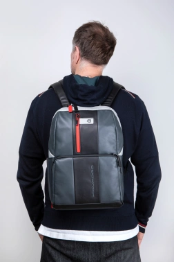 Рюкзак Piquadro Urban CA3214UB00/GRN серый/черный кожа