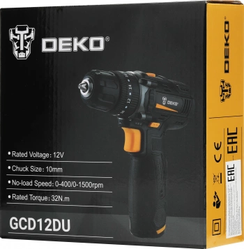 Дрель-шуруповерт Deko GCD12DU