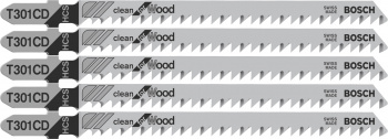 Набор пилок по дереву Bosch T 301 CD