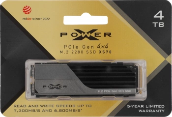 Накопитель SSD Silicon Power PCIe 4.0 x4 4TB SP04KGBP44XS7005