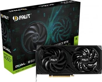 Видеокарта Palit PCI-E 4.0  PA-RTX4060TI DUAL