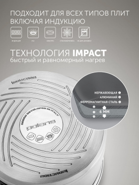 Набор посуды Polaris Fold&Keep 6S