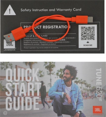 Гарнитура накладные JBL Tune 520BT