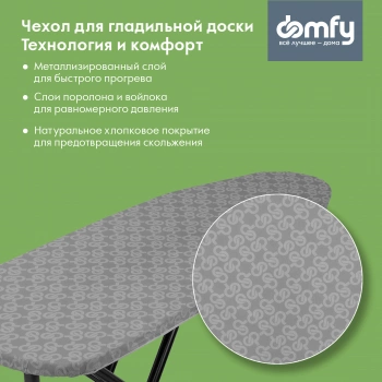 Покрытие для гладильной доски Domfy DHC-C1348