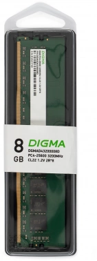 Память DDR4 8Gb 3200MHz Digma  DGMAD43200008D