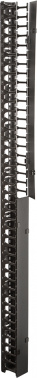 Кабельный органайзер вертикальный Lanmaster TWT-CBB-DVO-42U/M односторонний пальцы 42U шир.:19