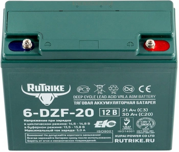 Батарея для ИБП Rutrike 6-DZF-20
