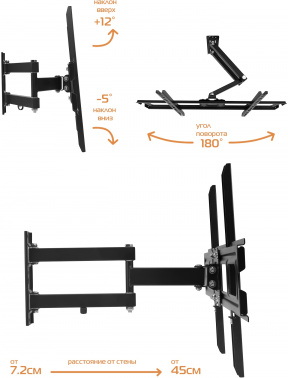 Кронштейн для телевизора Buro MF2