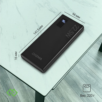 Мобильный аккумулятор Digma  DGPF10A