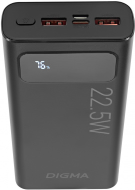 Мобильный аккумулятор Digma  DGPF20A