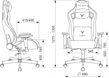 Кресло игровое Knight  Outrider
