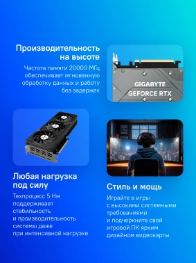 Видеокарта Gigabyte PCI-E 4.0  GV-N406TGAMING OC-8GD