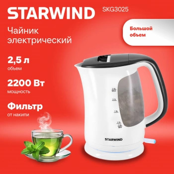 Чайник электрический Starwind SKG3025