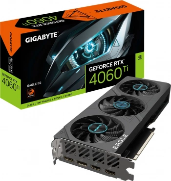 Видеокарта Gigabyte PCI-E 4.0  GV-N406TEAGLE-8GD