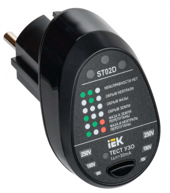 Тестер розеток IEK  ARMA2L 5 ST02D