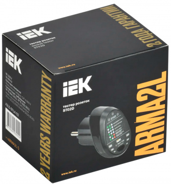 Тестер розеток IEK  ARMA2L 5 ST02D