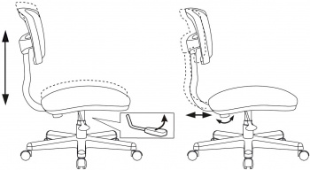 Кресло детское Бюрократ  CH-W299