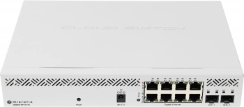Коммутатор MikroTik  CSS610-8P-2S+IN