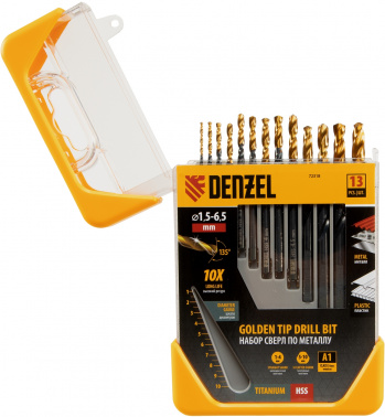 Набор сверл Denzel 72318