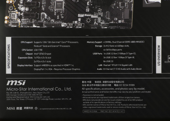 Материнская плата MSI PRO B760M-P