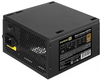 Блок питания Exegate ATX 600W 600PPH