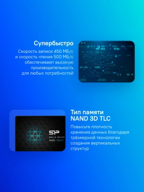 Накопитель SSD Silicon Power SATA-III 2TB SP002TBSS3A55S25