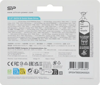 Накопитель SSD Silicon Power SATA-III 4TB SP004TBSS3A55S25