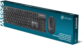 Клавиатура + мышь Оклик S265W