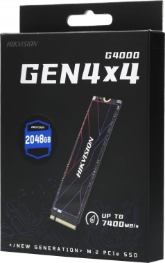 Накопитель SSD Hikvision PCIe 4.0 x4 2TB HS-SSD-G4000/2048G