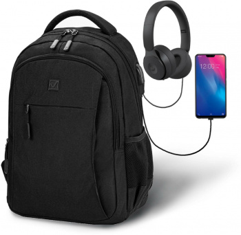 Рюкзак Brauberg URBAN (270798) 47.9x6.2x37.7см 26л. 0.832кг. полиэстер черный