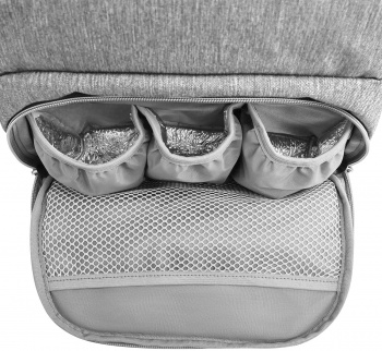 Рюкзак Brauberg Mommy серый 2 предмета