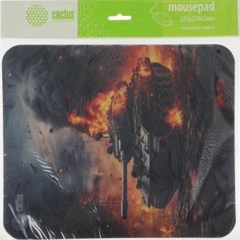 Коврик для мыши Cactus Burning tank