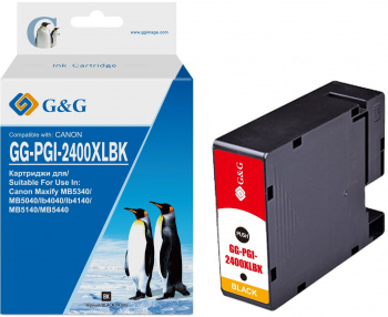 Картридж струйный G&G GG-PGI-2400XLBK