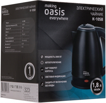 Чайник электрический Oasis K-10SB