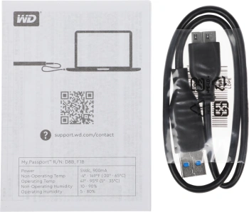 Жесткий диск WD USB3.2 Gen1 5TB WDBPKJ0050BBL-WESN