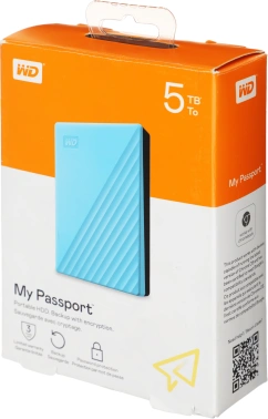 Жесткий диск WD USB3.2 Gen1 5TB WDBPKJ0050BBL-WESN