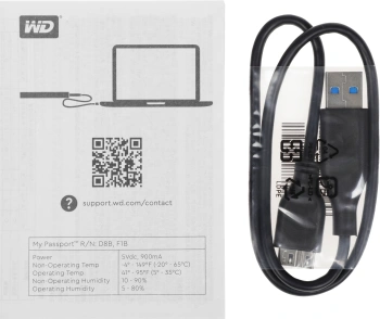 Жесткий диск WD USB3.2 Gen1 5TB WDBPKJ0050BRD-WESN