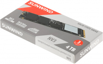 Накопитель SSD SunWind PCIe 3.0 x4 4TB SWSSD004TN3