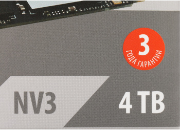 Накопитель SSD SunWind PCIe 3.0 x4 4TB SWSSD004TN3