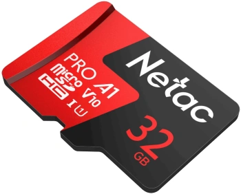 Флеш карта microSDHC 32GB Netac  NT02P500PRO-032G-S