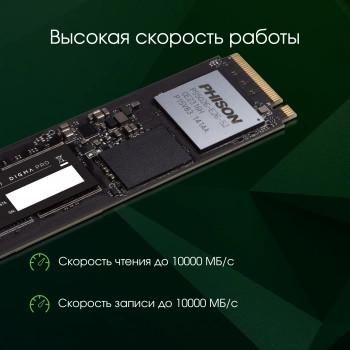 Накопитель SSD Digma Pro PCIe 5.0 x4 2000GB DGPST5002TP6T6