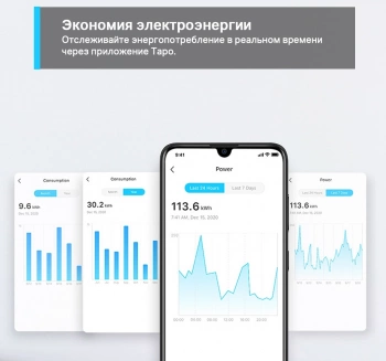 Умная розетка TP-Link Tapo P110(2-pack)