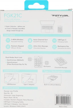 Числовой блок A4Tech FGK21C